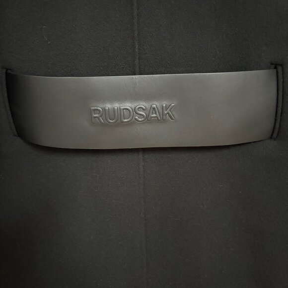 Rudsak Laylah Double-Breasted Coat XS Black - Picture 12 of 16
